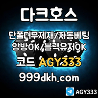 다크호스(코드AGY333)|다크호스먹튀안전|슬롯사이트|바카라게임방법|꽁머니|메이저안전놀이터|다크호스추천인|검증업체|안전카지노|슬롯놀이터|pbg파워볼양방|검증놀이터|바카라돈따는법|바